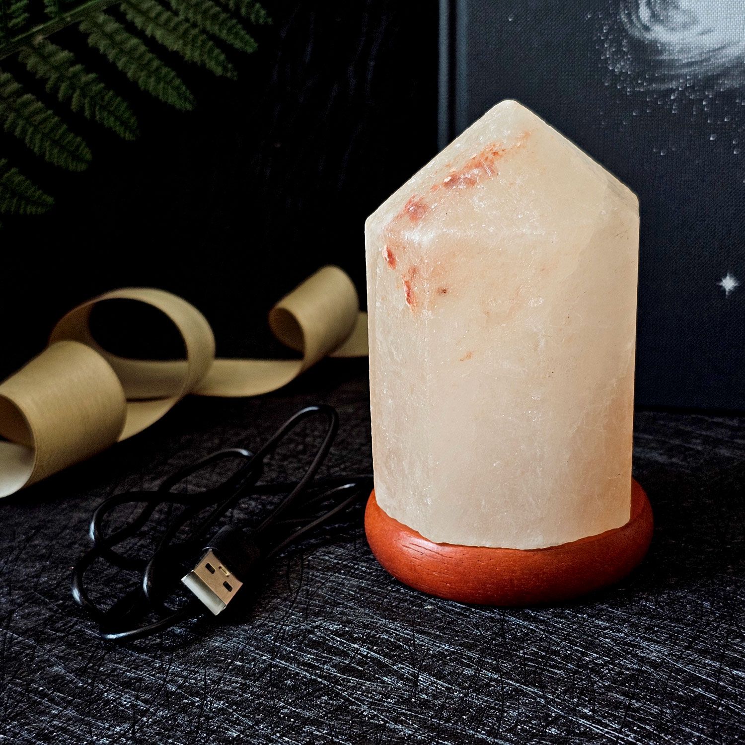 喜马拉雅山八角形柱搭配LED底座(小)