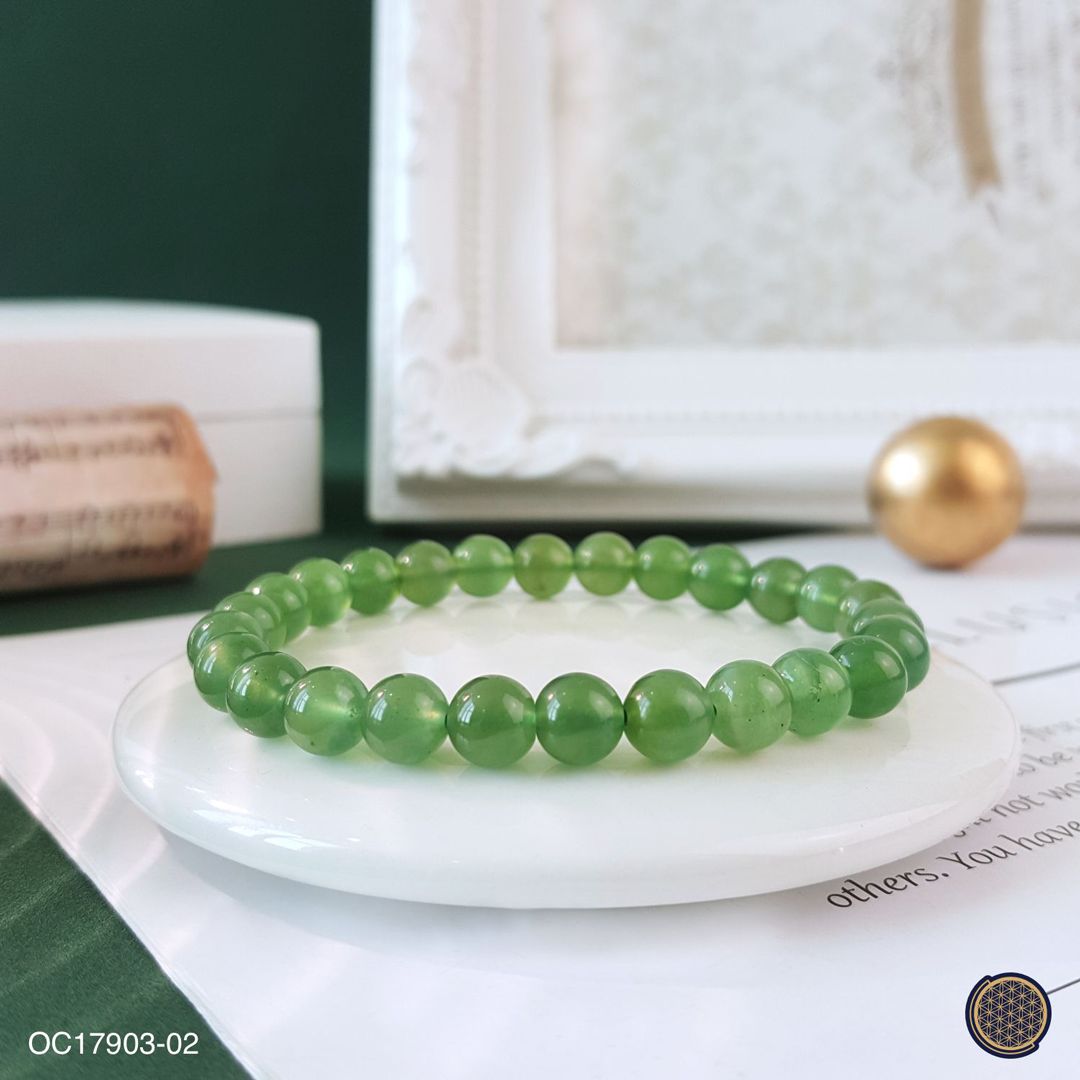 7-7.5mm 高级蛇纹石手链