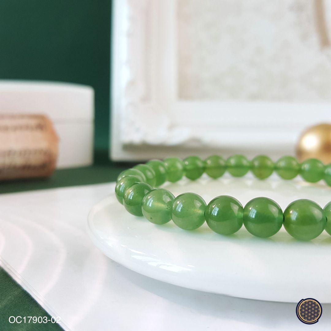 7-7.5mm 高级蛇纹石手链