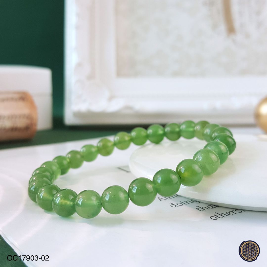 7-7.5mm 高级蛇纹石手链