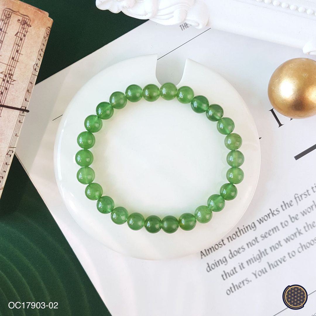 7-7.5mm 高级蛇纹石手链