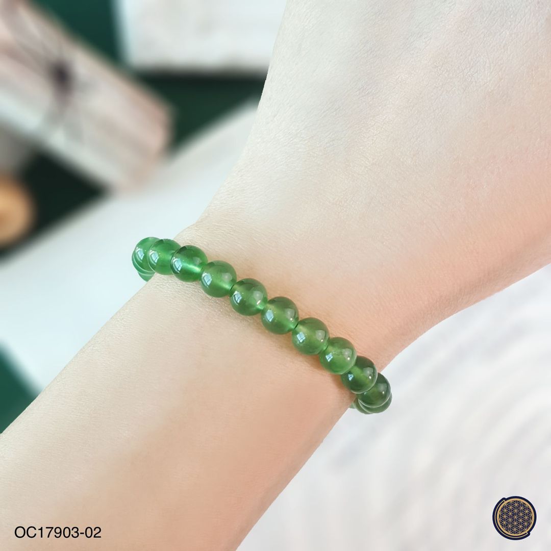 7-7.5mm 高级蛇纹石手链