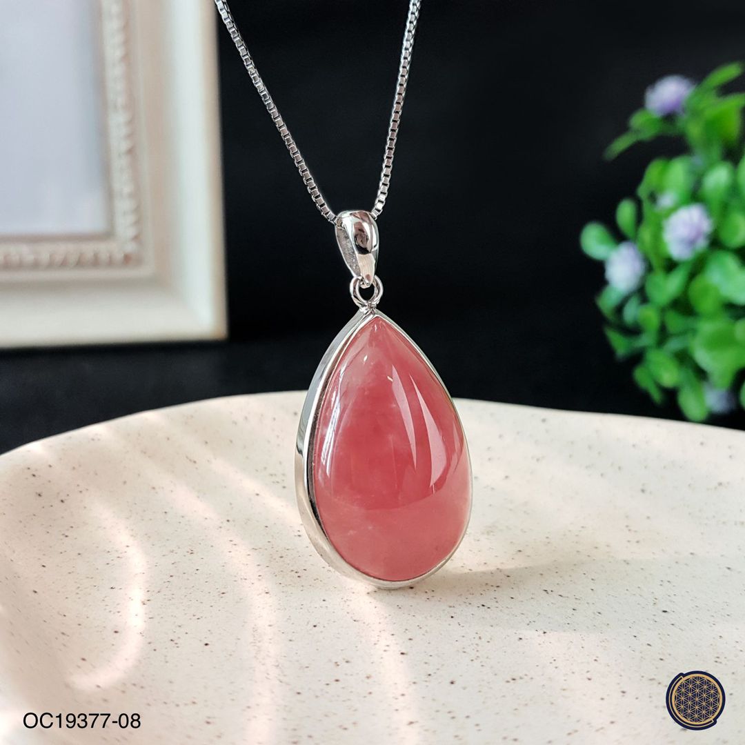 18mm x 35mm 顶级阿根廷红纹石水滴形吊坠