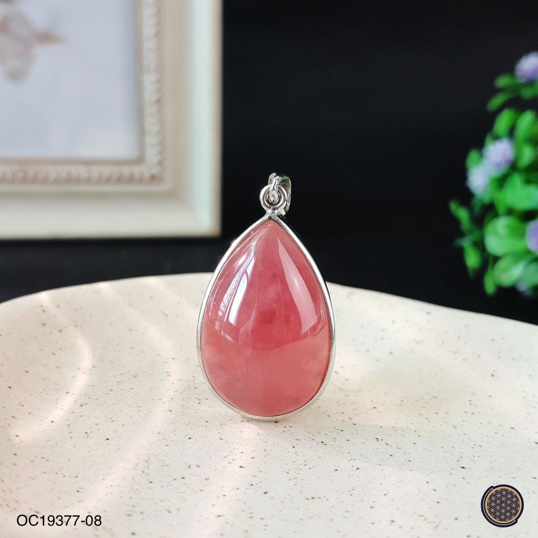 18mm x 35mm 顶级阿根廷红纹石水滴形吊坠