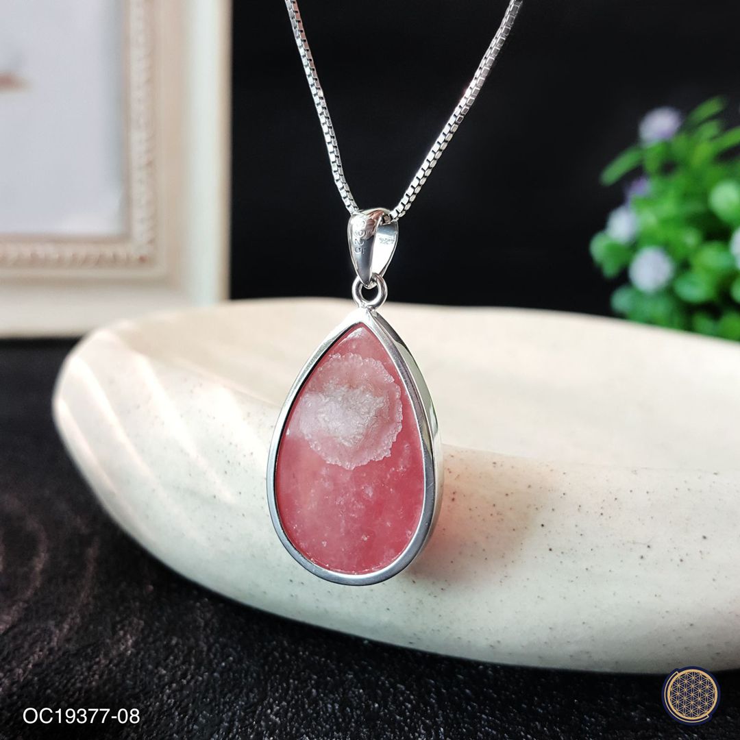 18mm x 35mm 顶级阿根廷红纹石水滴形吊坠