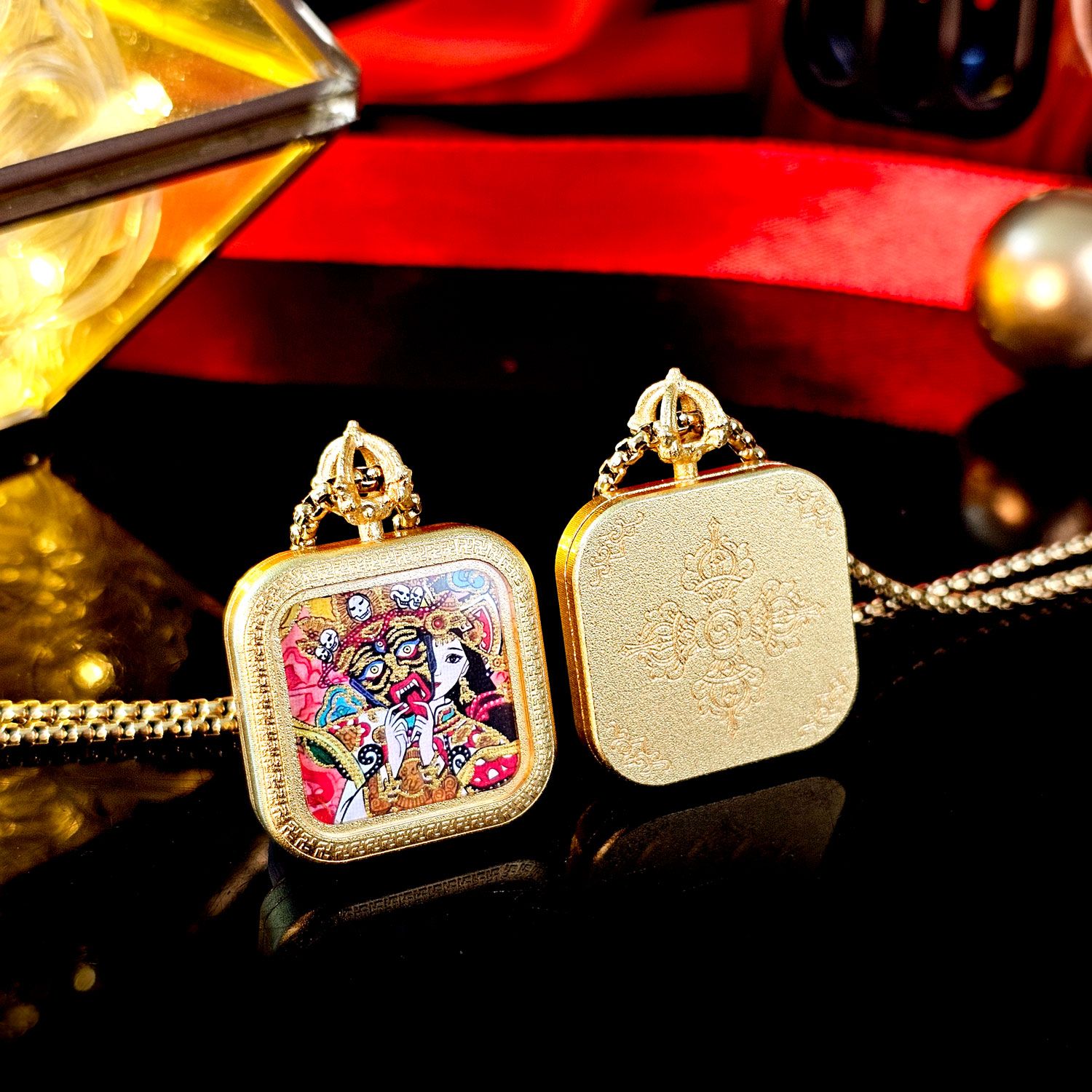 札基拉姆唐卡四方形套链