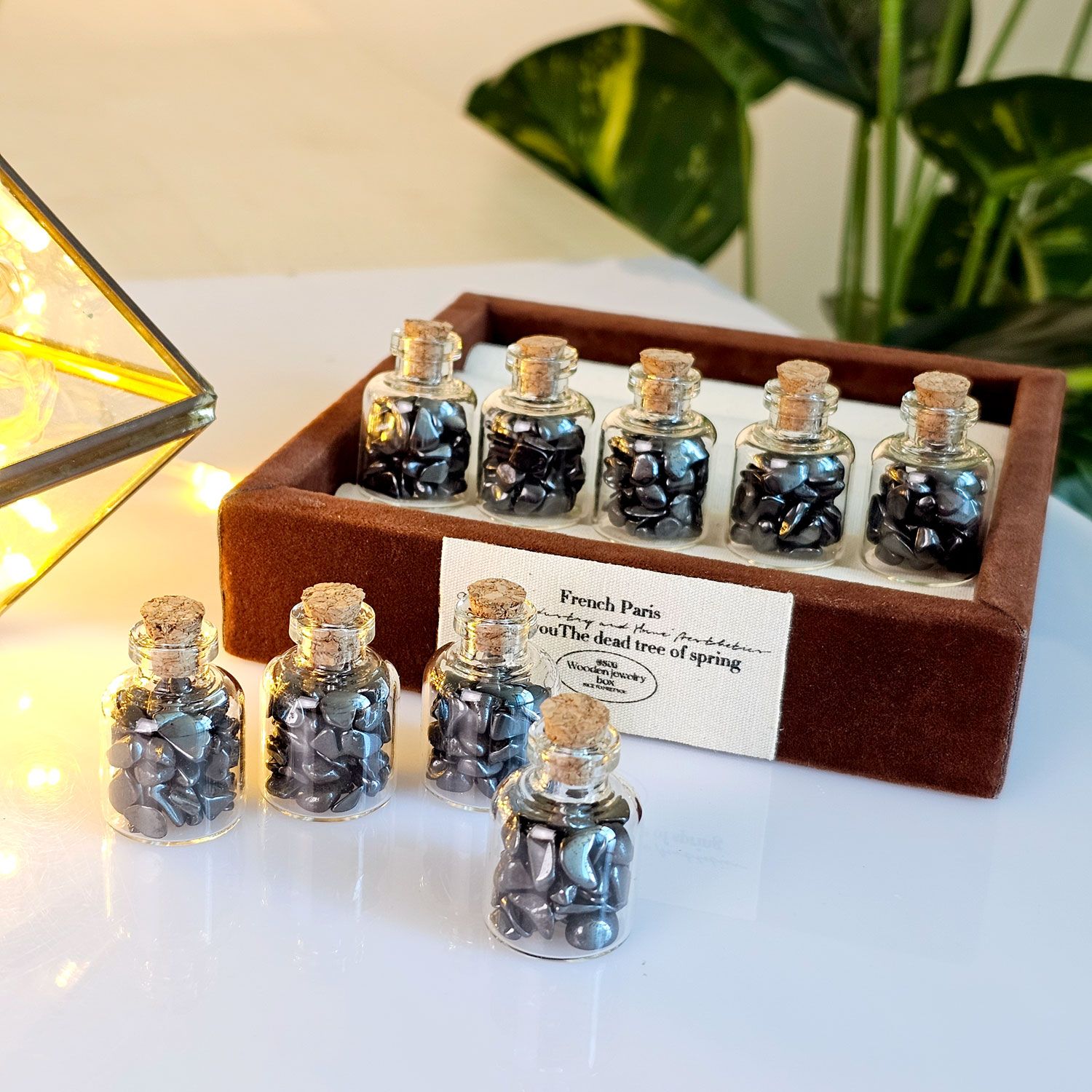 赤铁矿许愿瓶盒装