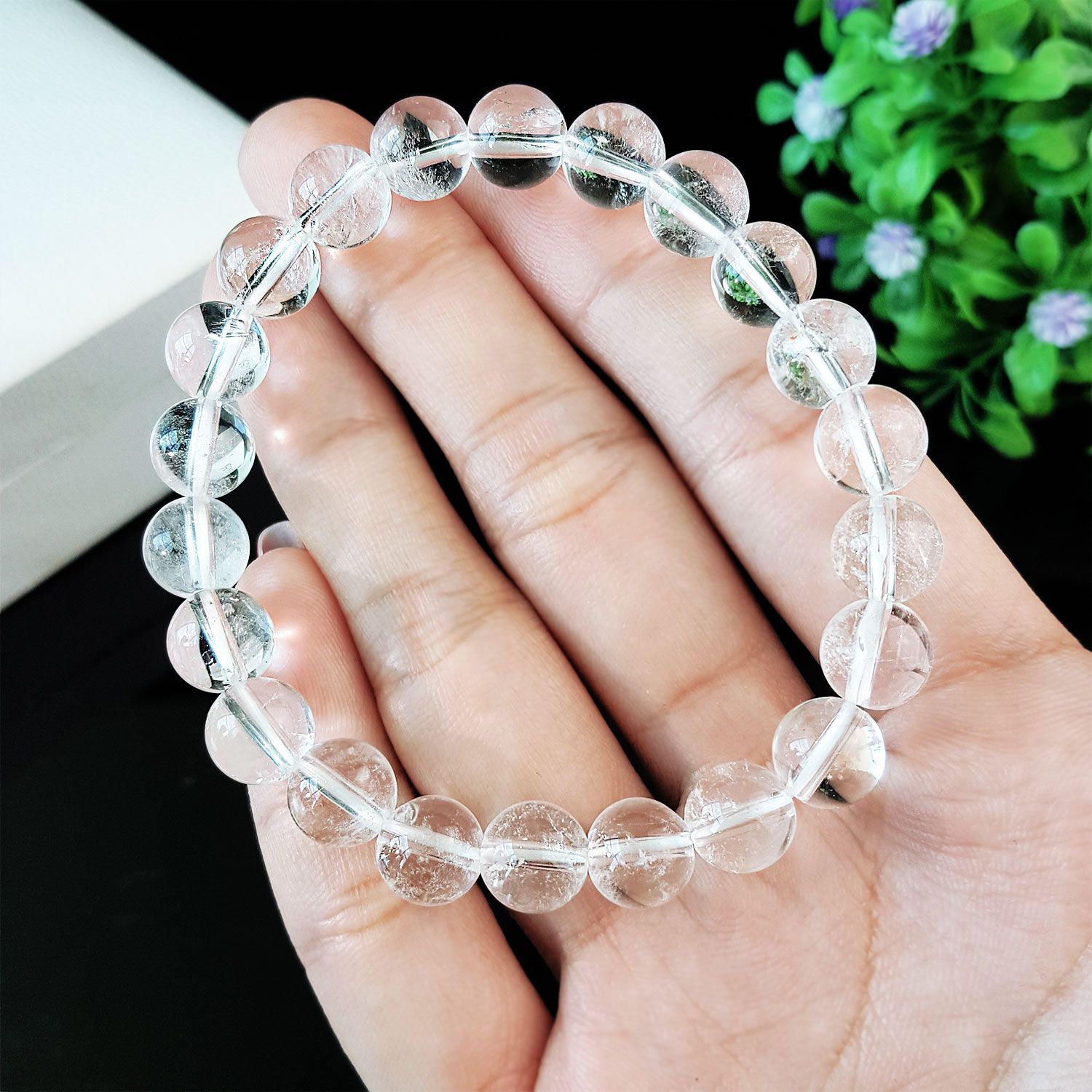 8mm Clear Quartz Bracelet