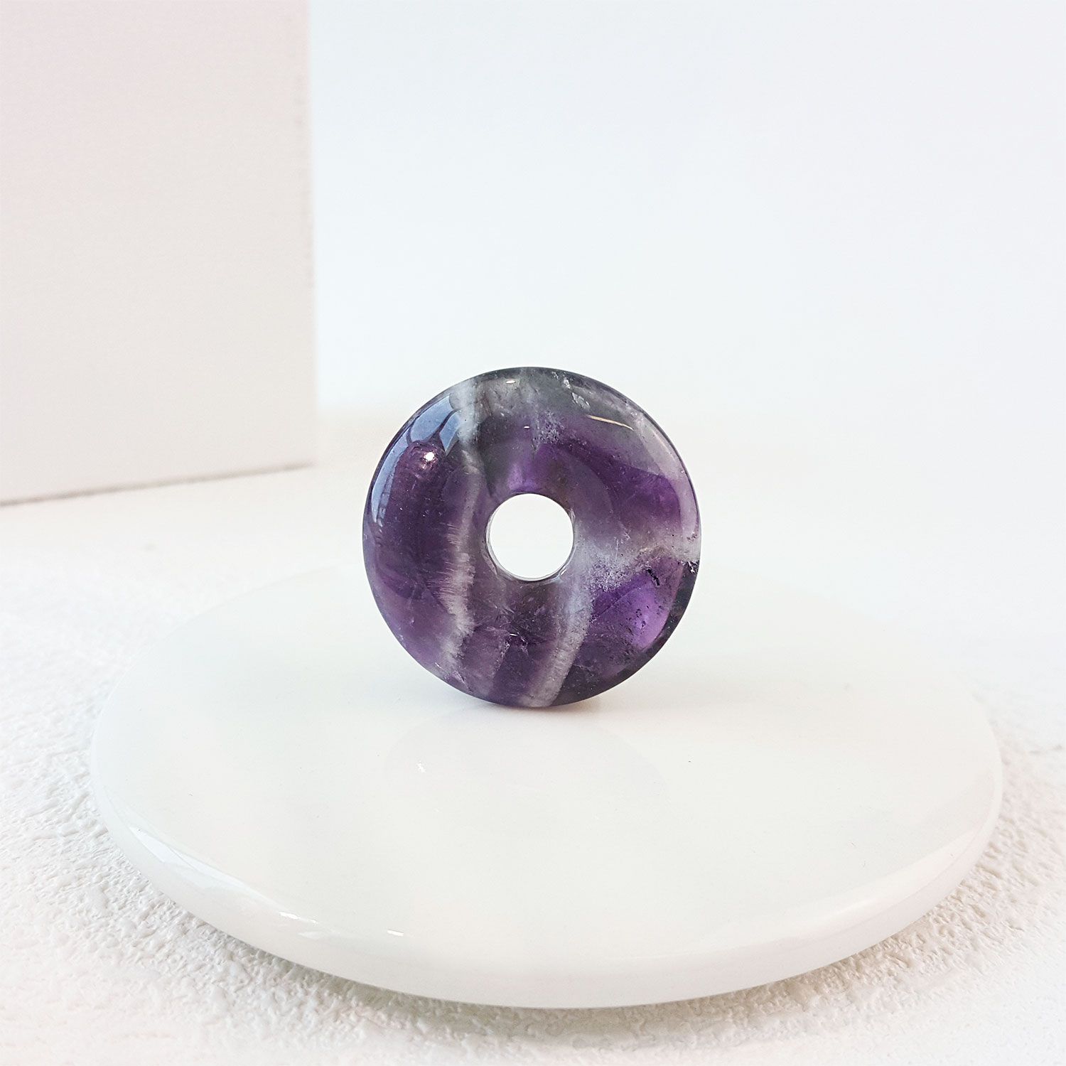 30mm 梦幻佛牙紫平安扣