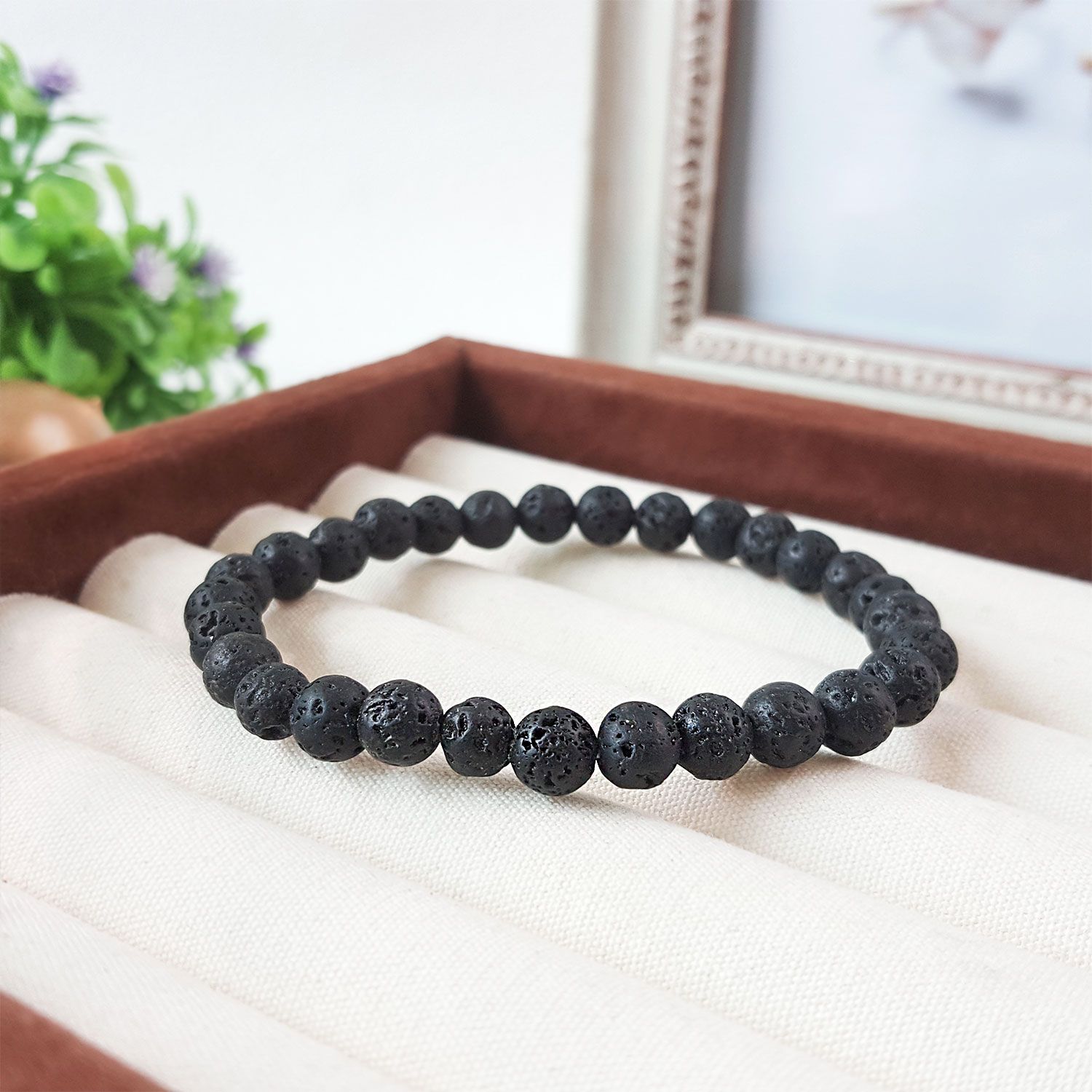 6mm Volcanic Stone Bracelet