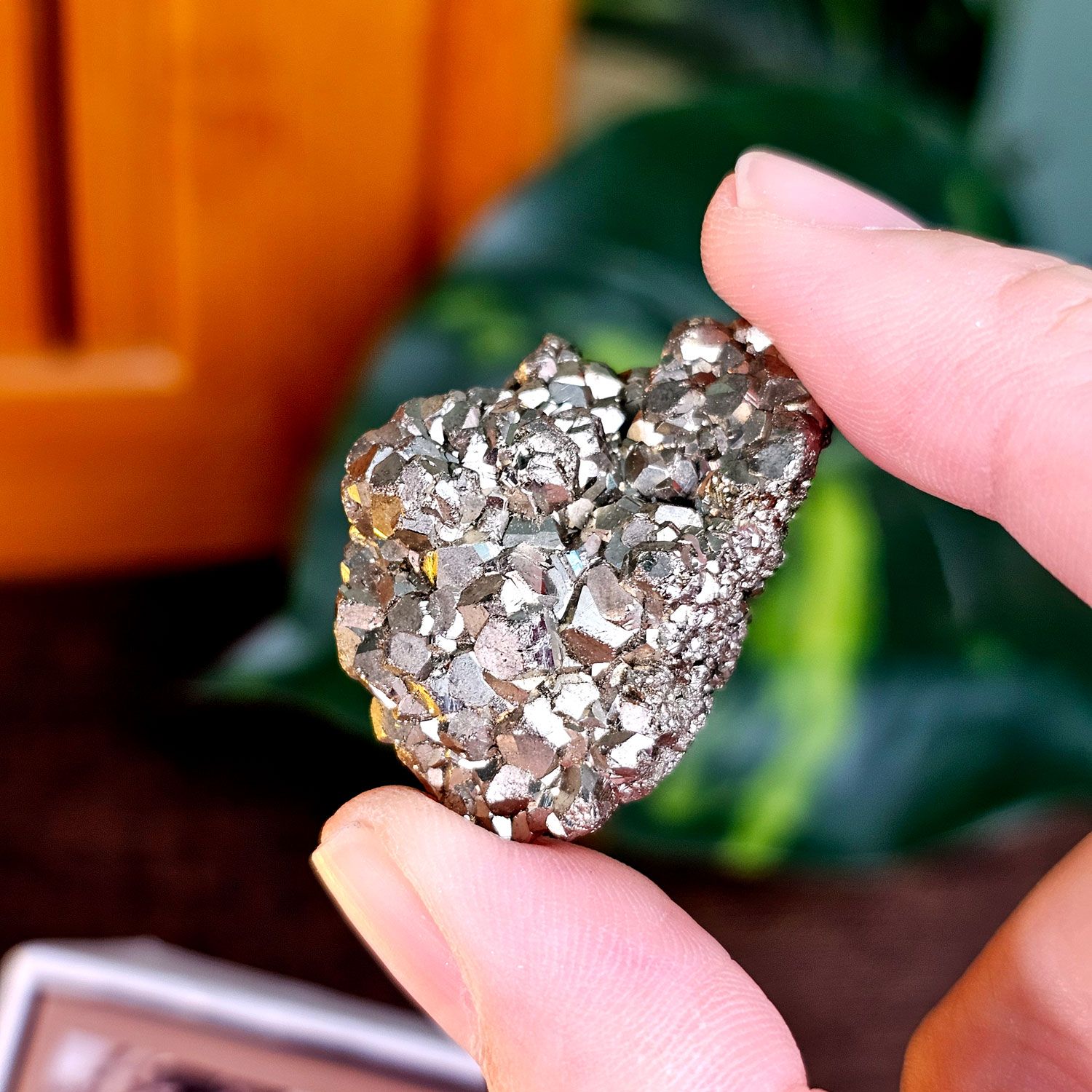 黄铁矿原矿收藏盒(小)