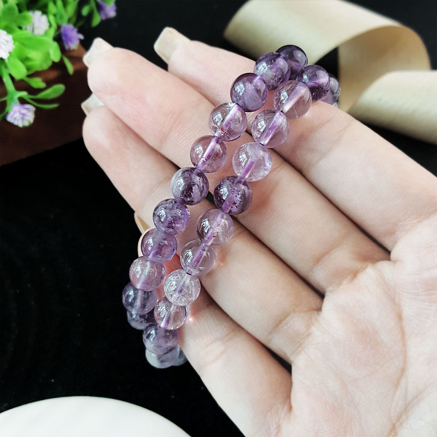 7-8mm Purple Auralite 23 Bracelet