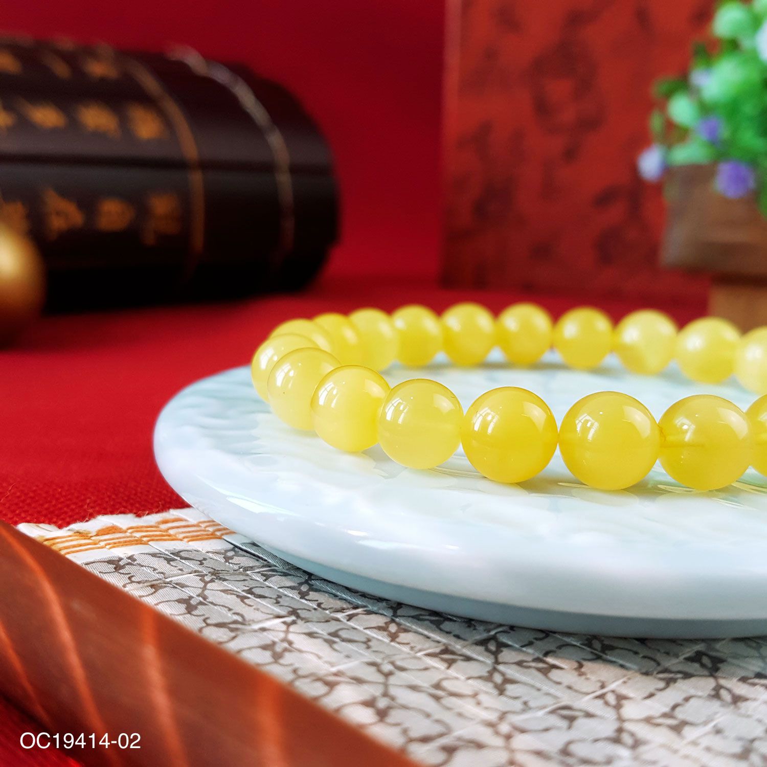 8mm 俄罗斯蜜蜡琥珀手链